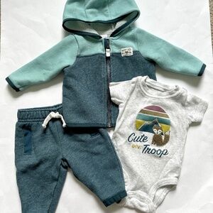 3 Piece Matching Set 3M Baby Boy